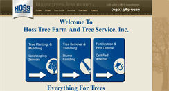 Desktop Screenshot of hosstreefarm.com